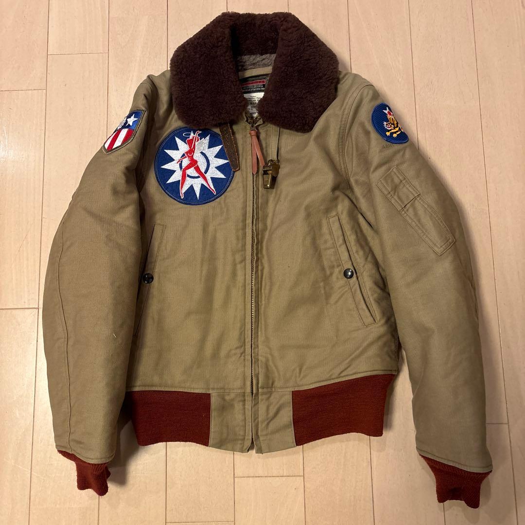 美used☆東洋バズリクソンズ☆COLVINEX☆B15ブライトジャケット☆34