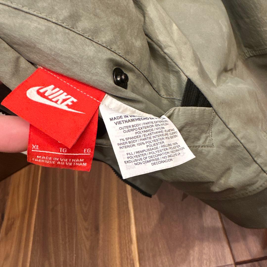 NIKE ナイキ リバーシブル MA-1 ボンバージャケットオリーブ×イエロー