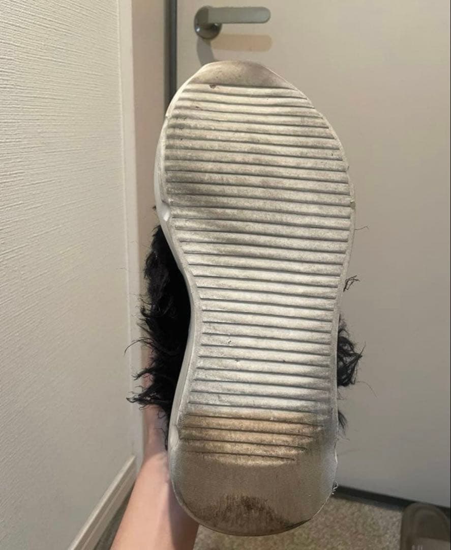 rick owens abstract fur スニーカー