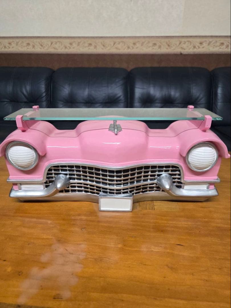 飾り棚　キャデラック カー ウォールシェルフ ピンク