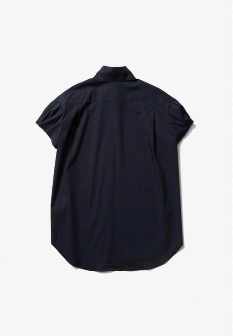 【美品】cccmalie シーマリー キャップスリーブ 半袖 ブラウス Navy