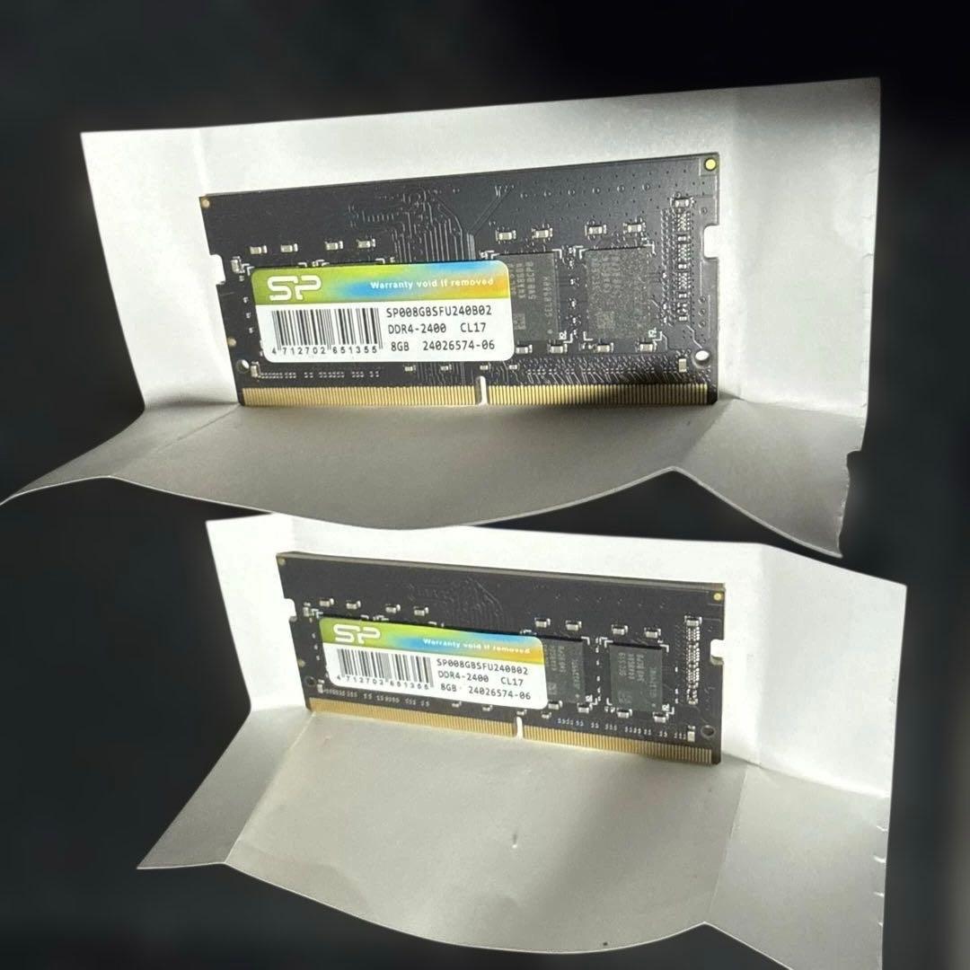 【動作確認済】シリコンパワー DDR4-2400 8GBx2 SODIMM