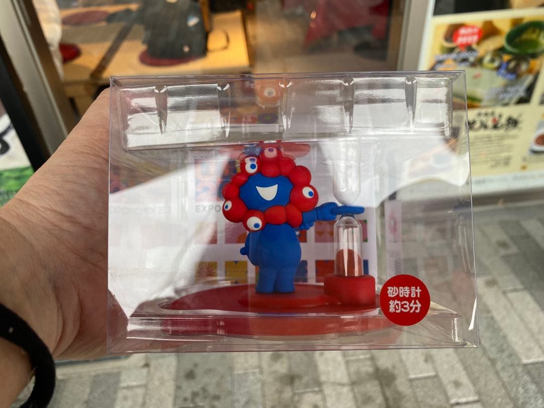 ミャクミャク 砂時計付き カップ麺ストッパー