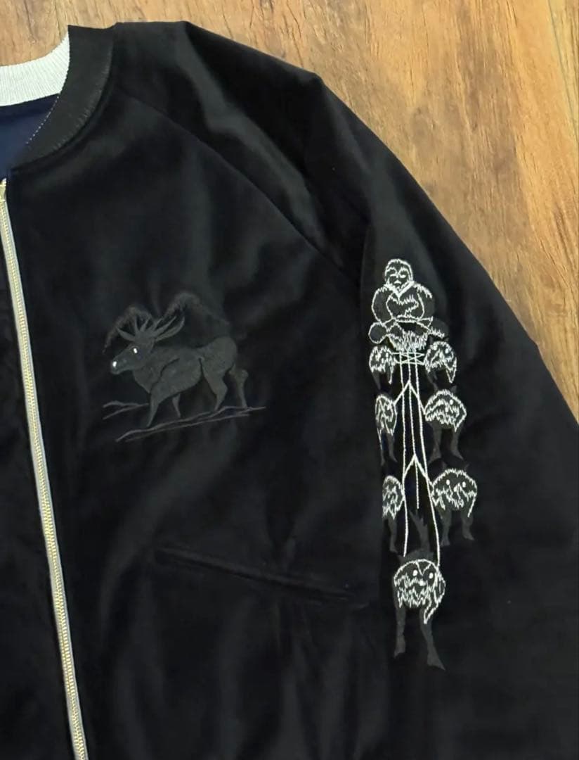 twoface スカジャン 別珍 ALASKA アラスカ スーベニアジャケット