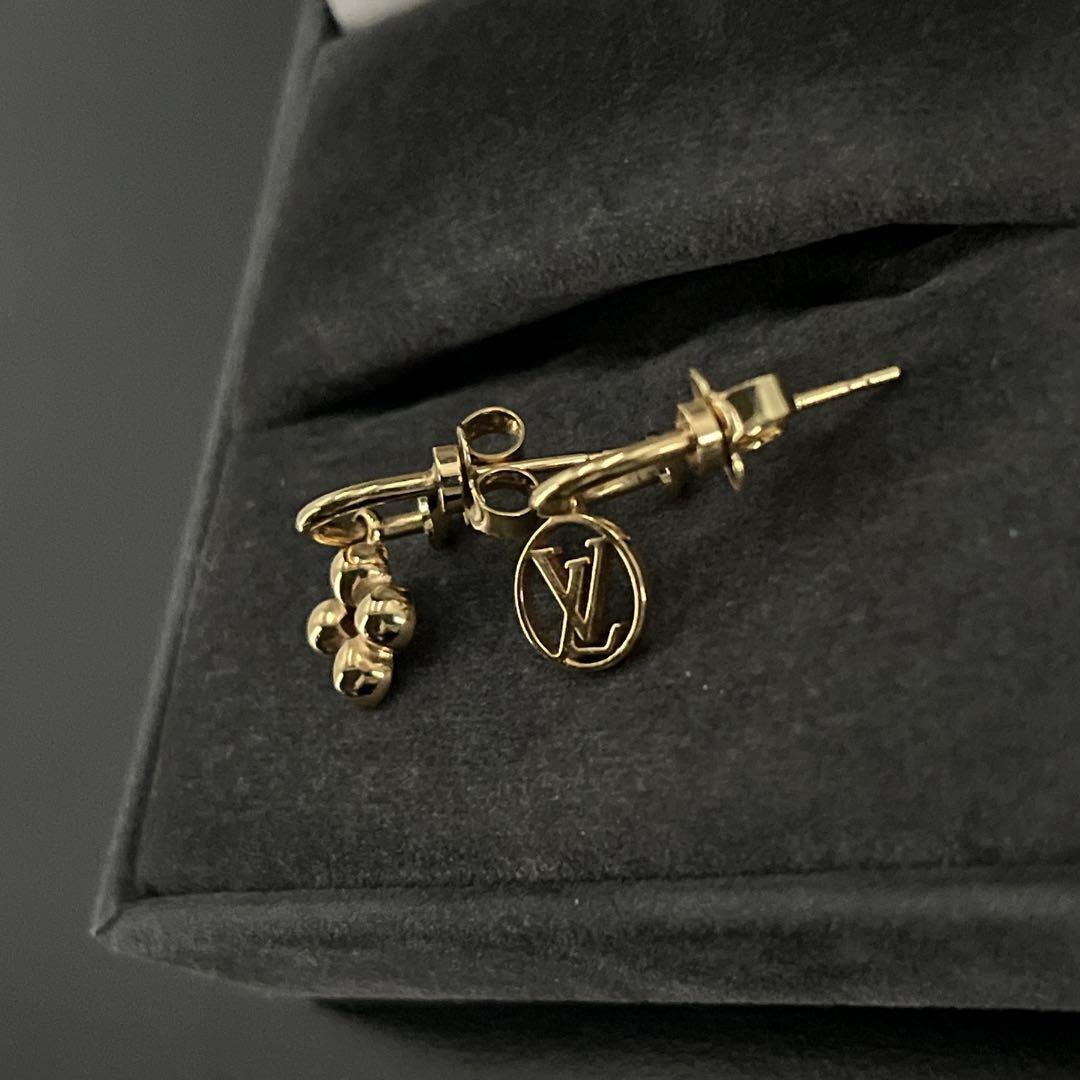 良品　正規品　ルイヴィトン　ピアス　ブックルドレイユ　ブルーミング　フラワー