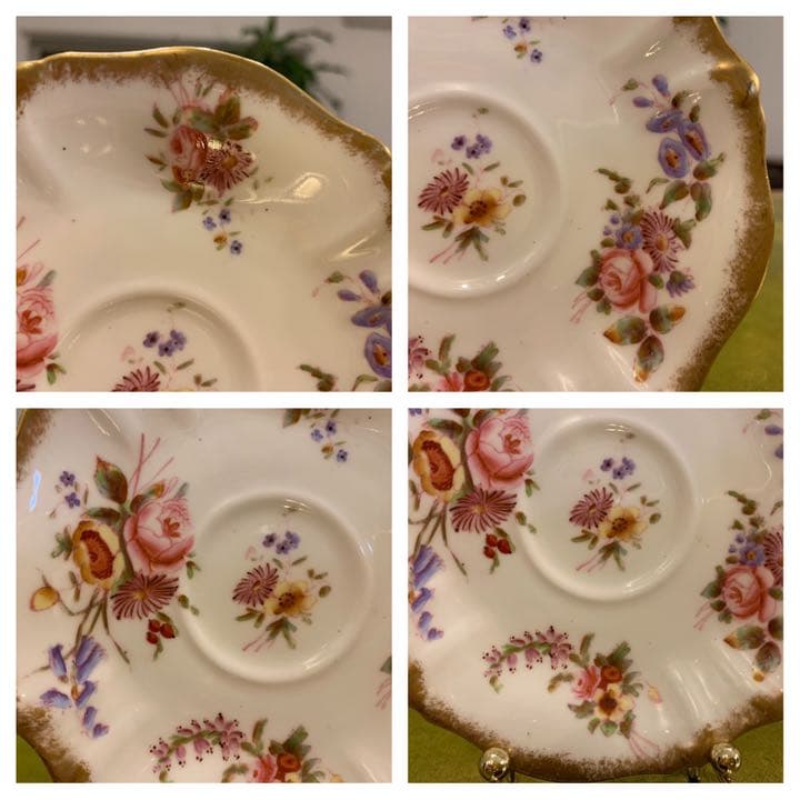 【希少】100年越え！ハマースレイ　アンティーク　ドレスデンスプレー