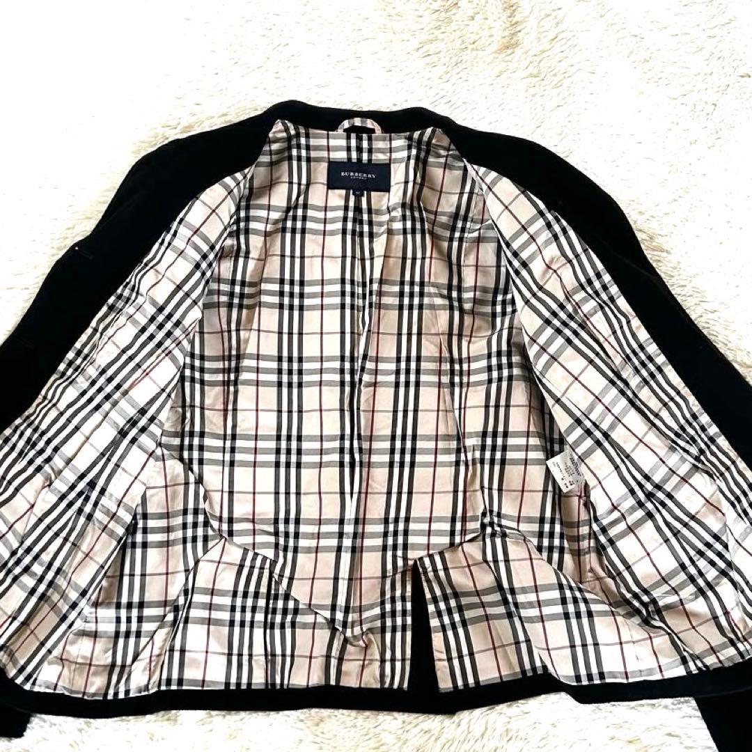 大きいサイズ バーバリーロンドン コーデュロイジャケット 裏地ノバチェック 48