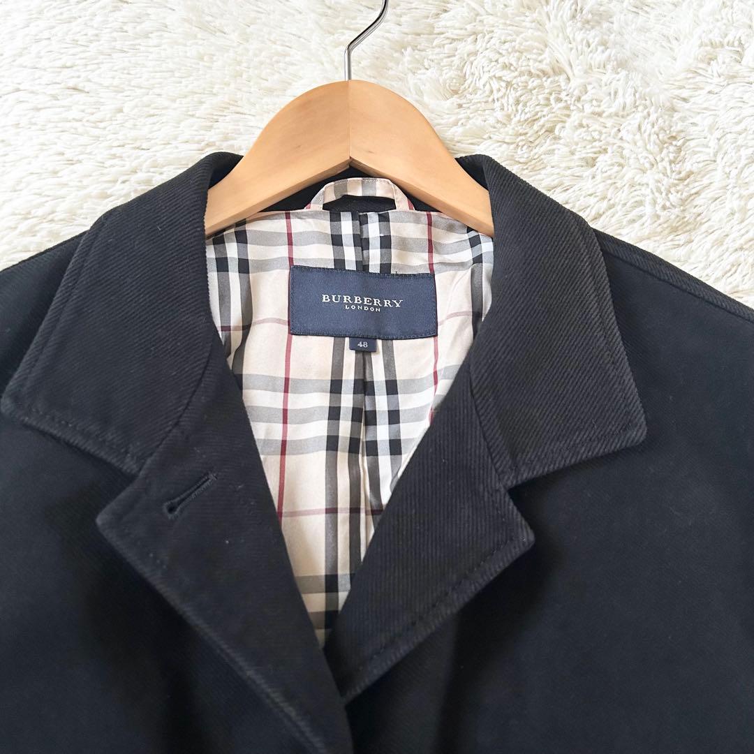 大きいサイズ バーバリーロンドン コーデュロイジャケット 裏地ノバチェック 48