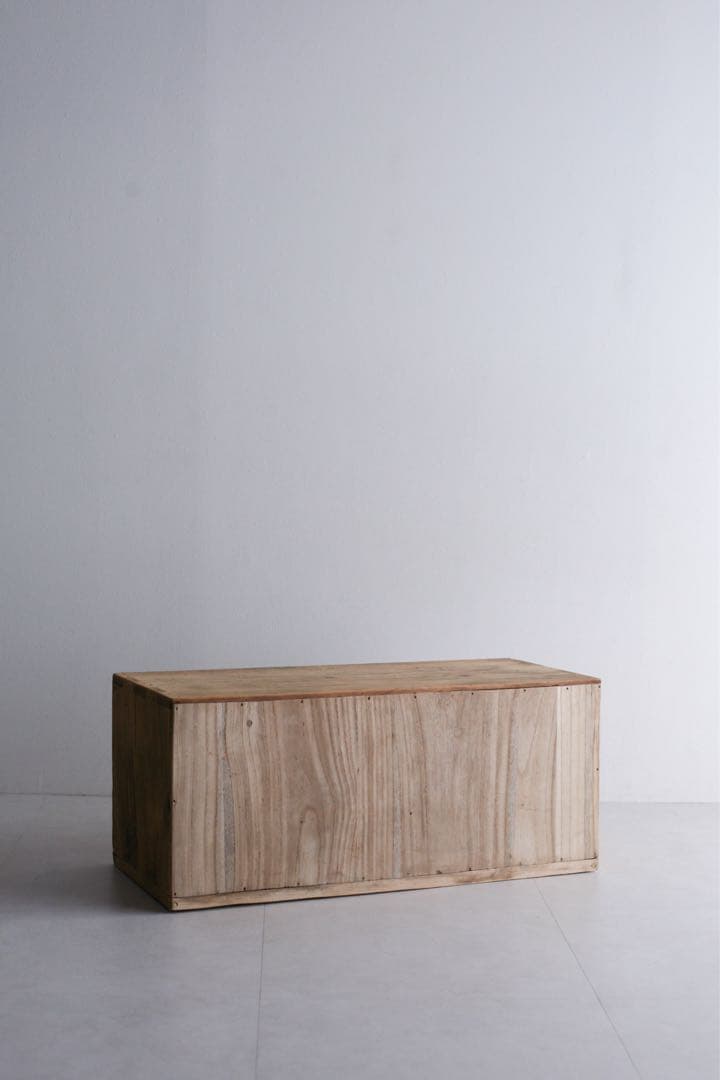 無垢材　杉材　小引き出し　展示台　本棚　収納棚　ケヤキ材　古家具　古道具