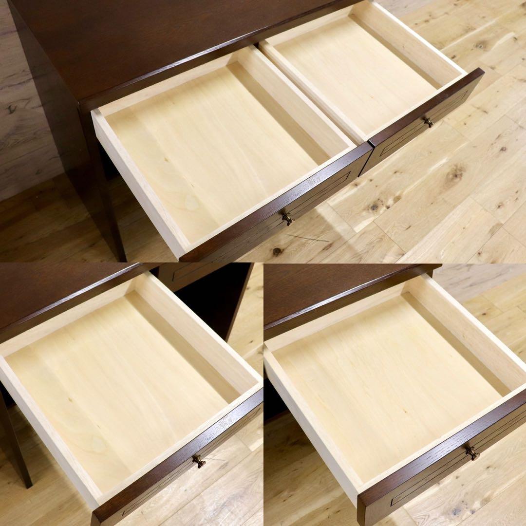 GMHH512○府中家具 IDC大塚家具 高橋工芸 オーク材 エグゼクティブデ