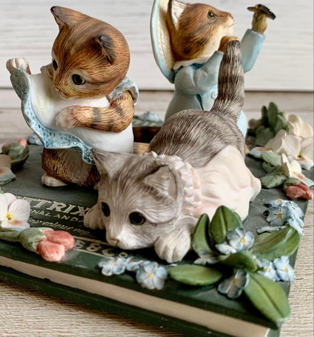 こねこのトムのおはなし タブロー フィギュリン 置物 ビアトリクスポター