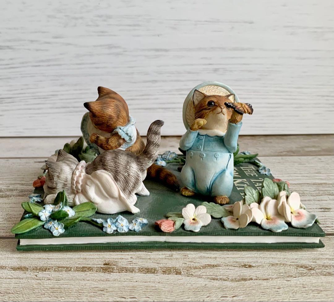 こねこのトムのおはなし タブロー フィギュリン 置物 ビアトリクスポター