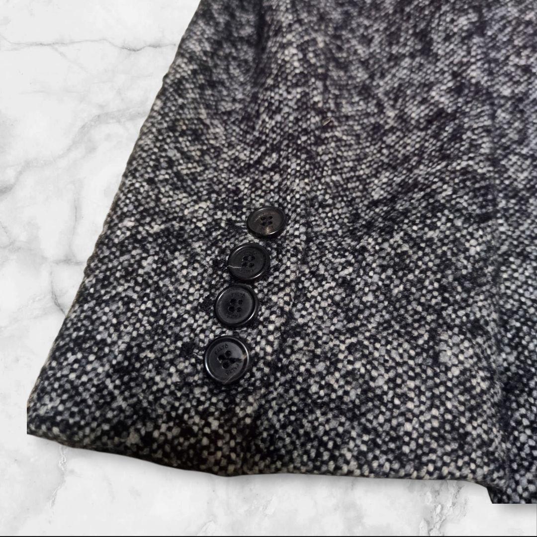 新品✨PALTO シルク アンゴラ混 ダブル チェスターコート ツイード 2XL