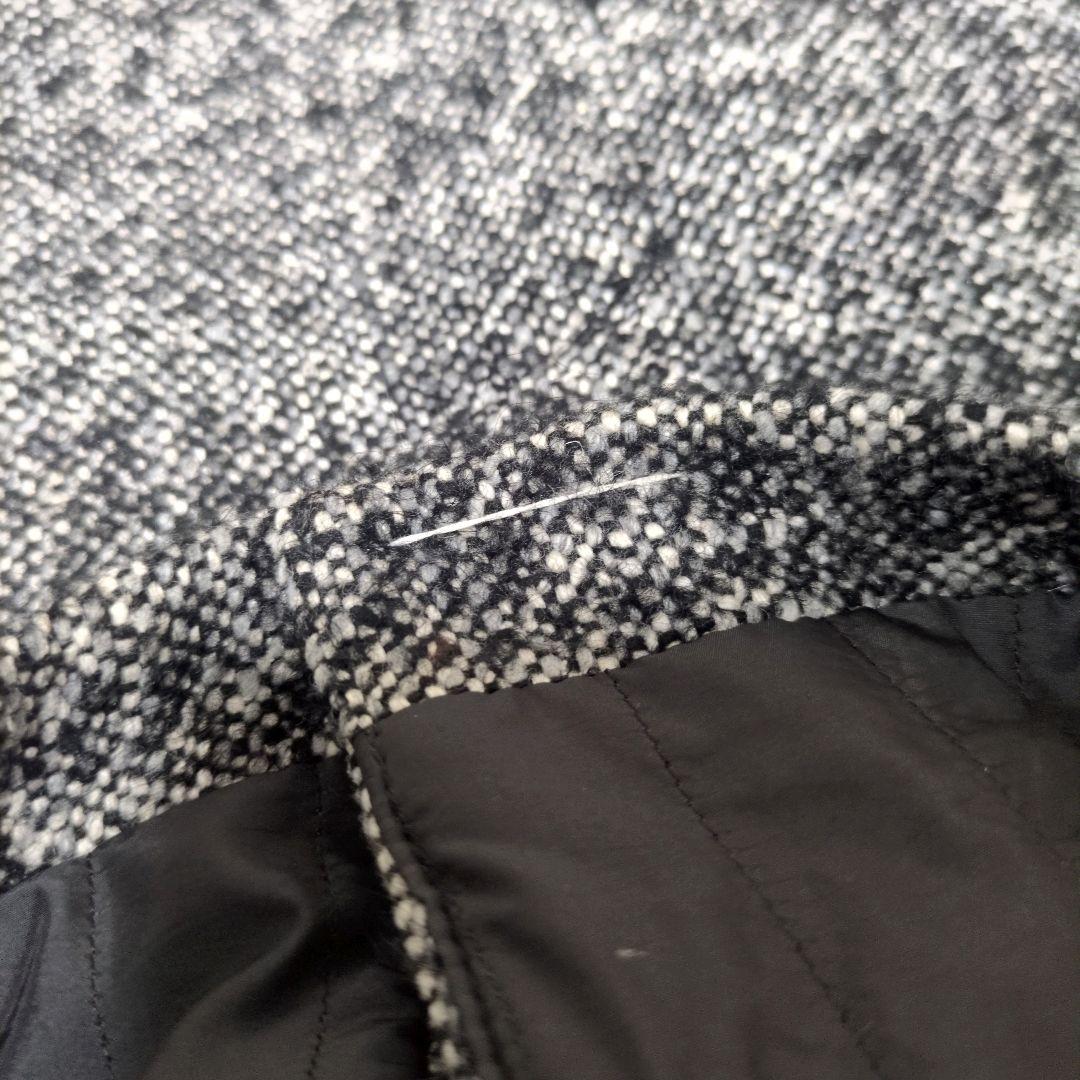 新品✨PALTO シルク アンゴラ混 ダブル チェスターコート ツイード 2XL