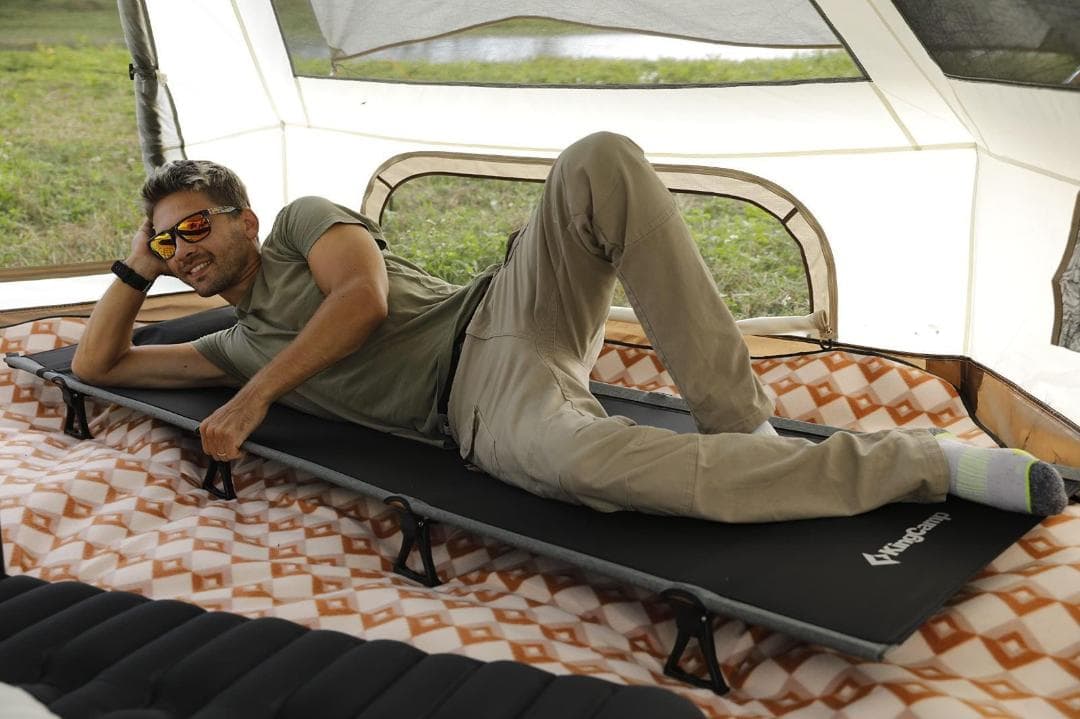 【開封・未使用】KingCamp キャンプコット アウトドアベッド 折りたたみ