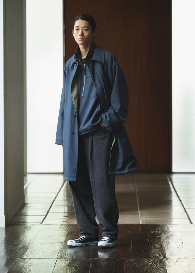 RHYTHR（リズル）ステンカラーコート