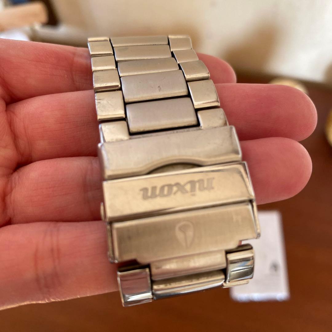 希少　Nixon バンクス　The Analog 腕時計 シルバー