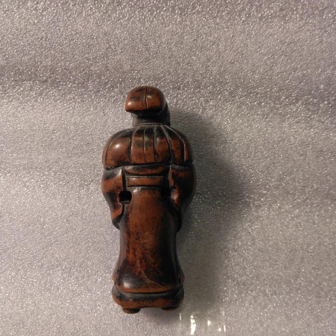 古い　根付け木製 骨董　着物 揚げ物 k