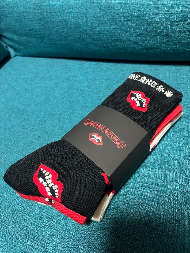 クロムハーツ PRO 99 EYES Socks 99アイズチョンパー刺繍靴下