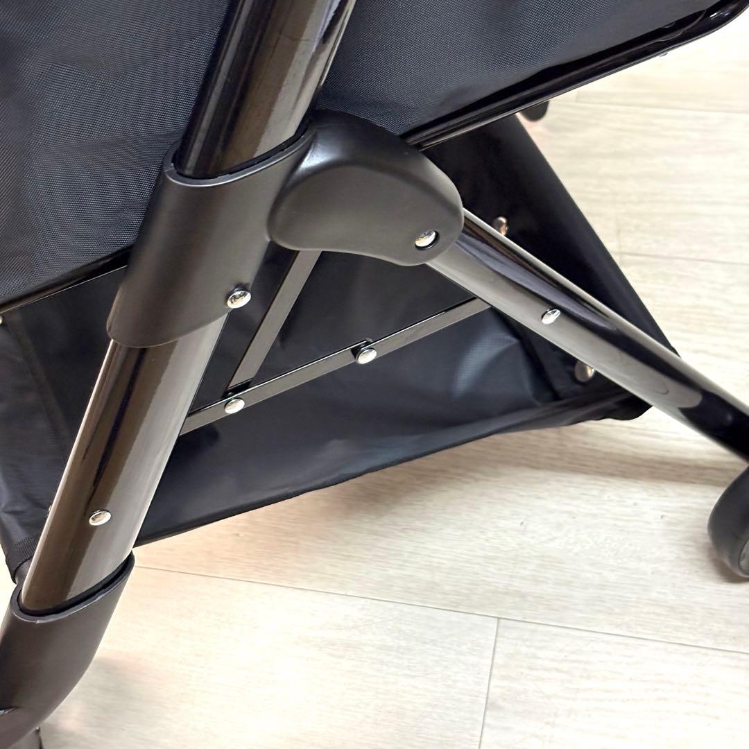 【AURULA】 幸和製作所 前押しカート WCS01-BK　ショッピングカート