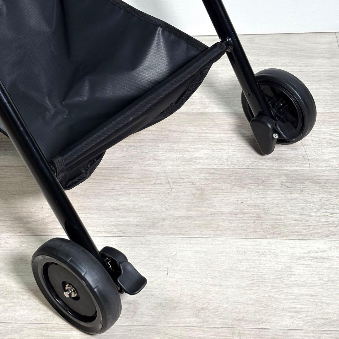 【AURULA】 幸和製作所 前押しカート WCS01-BK　ショッピングカート