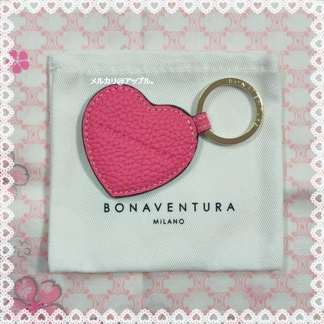 BONAVENTURA ボナベンチュラ　ハート キーホルダー シュリンク レザー