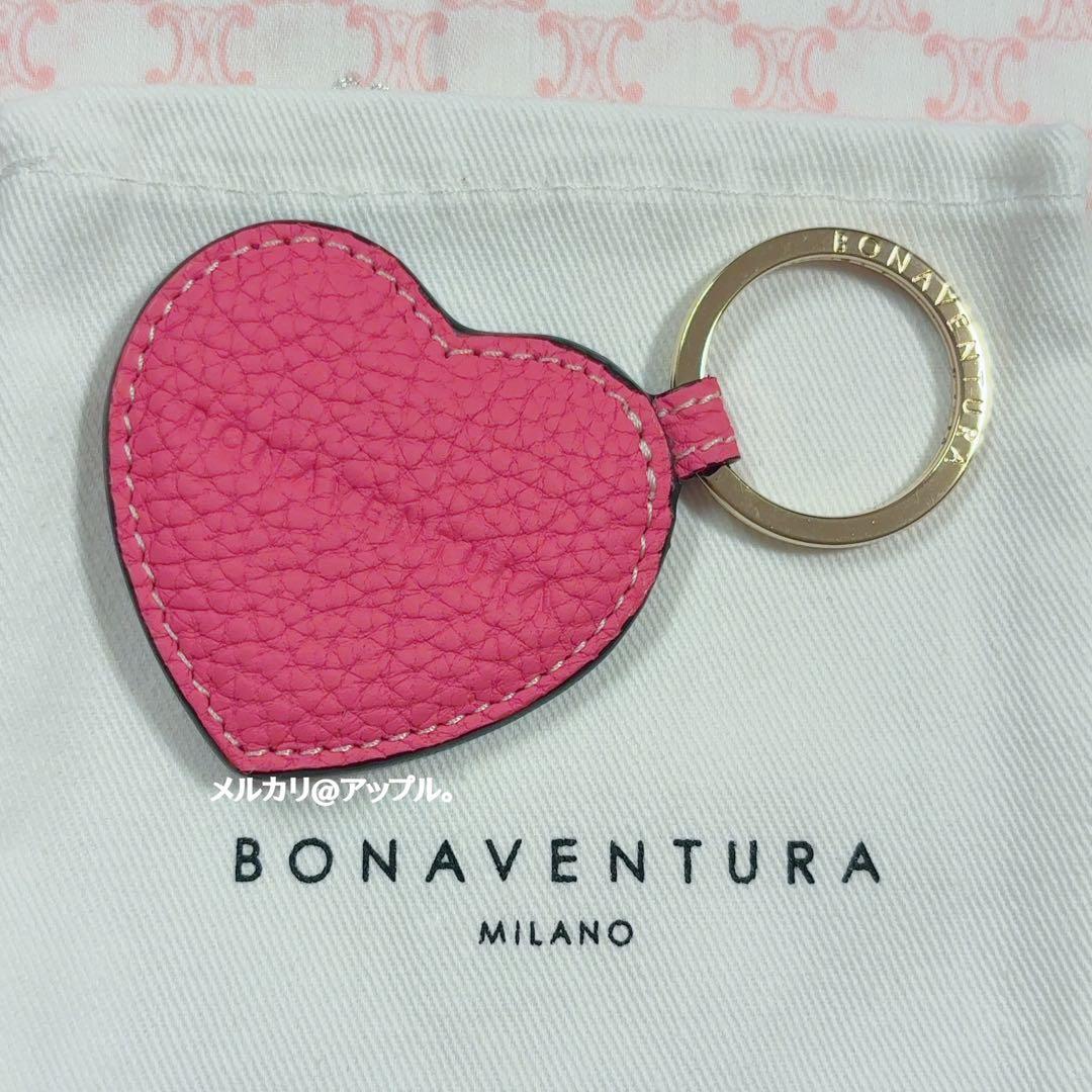 BONAVENTURA ボナベンチュラ　ハート キーホルダー シュリンク レザー