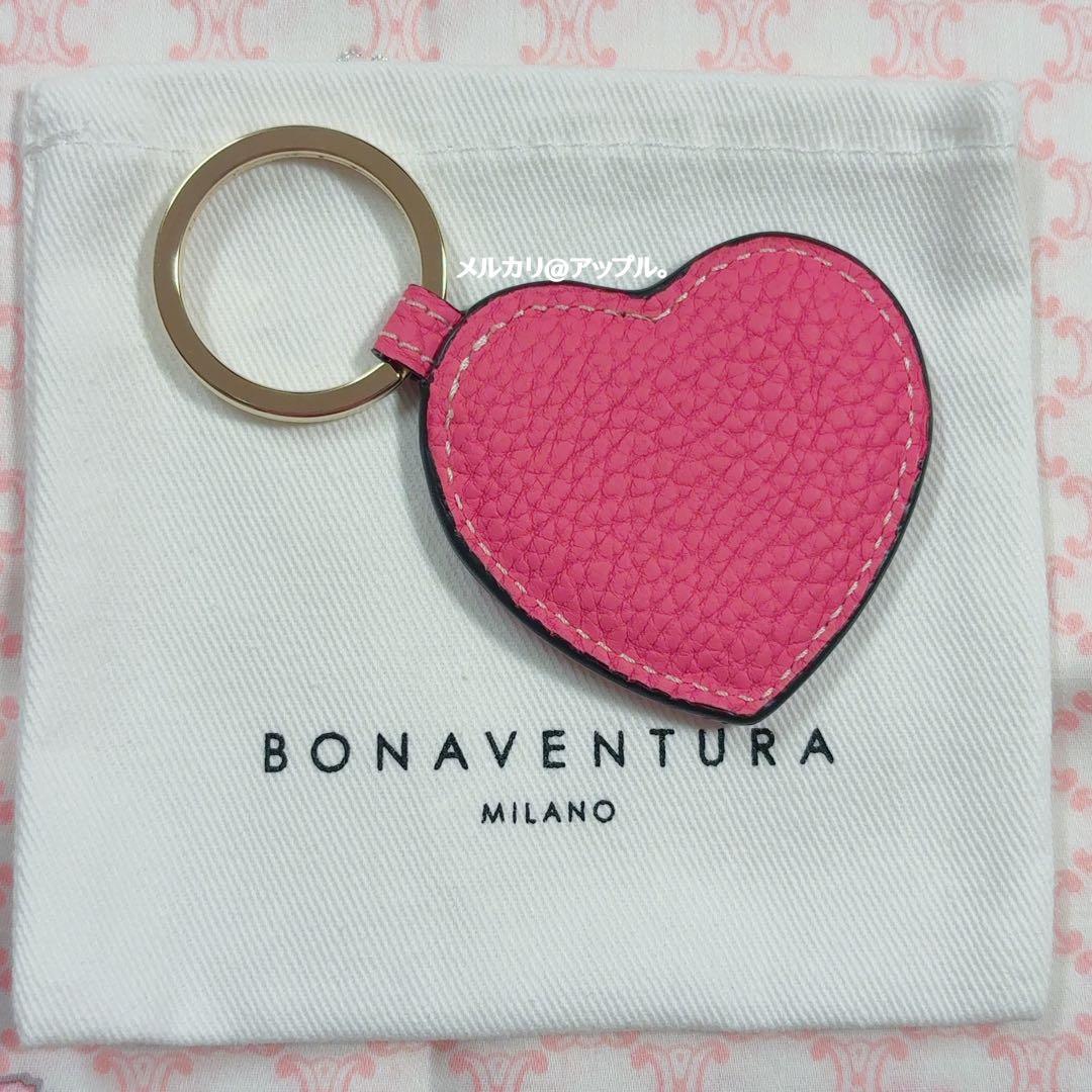 BONAVENTURA ボナベンチュラ　ハート キーホルダー シュリンク レザー