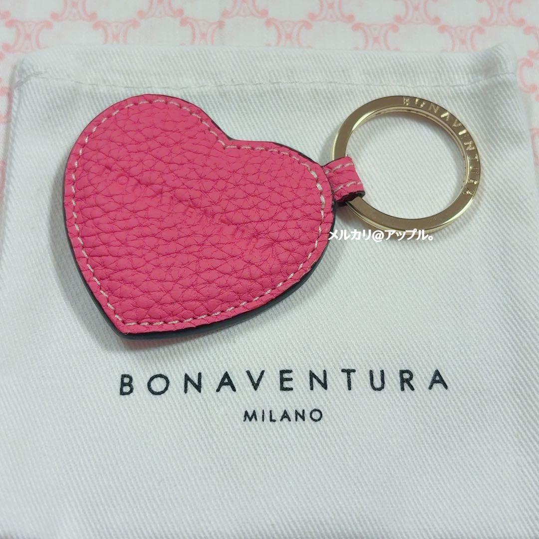 BONAVENTURA ボナベンチュラ　ハート キーホルダー シュリンク レザー