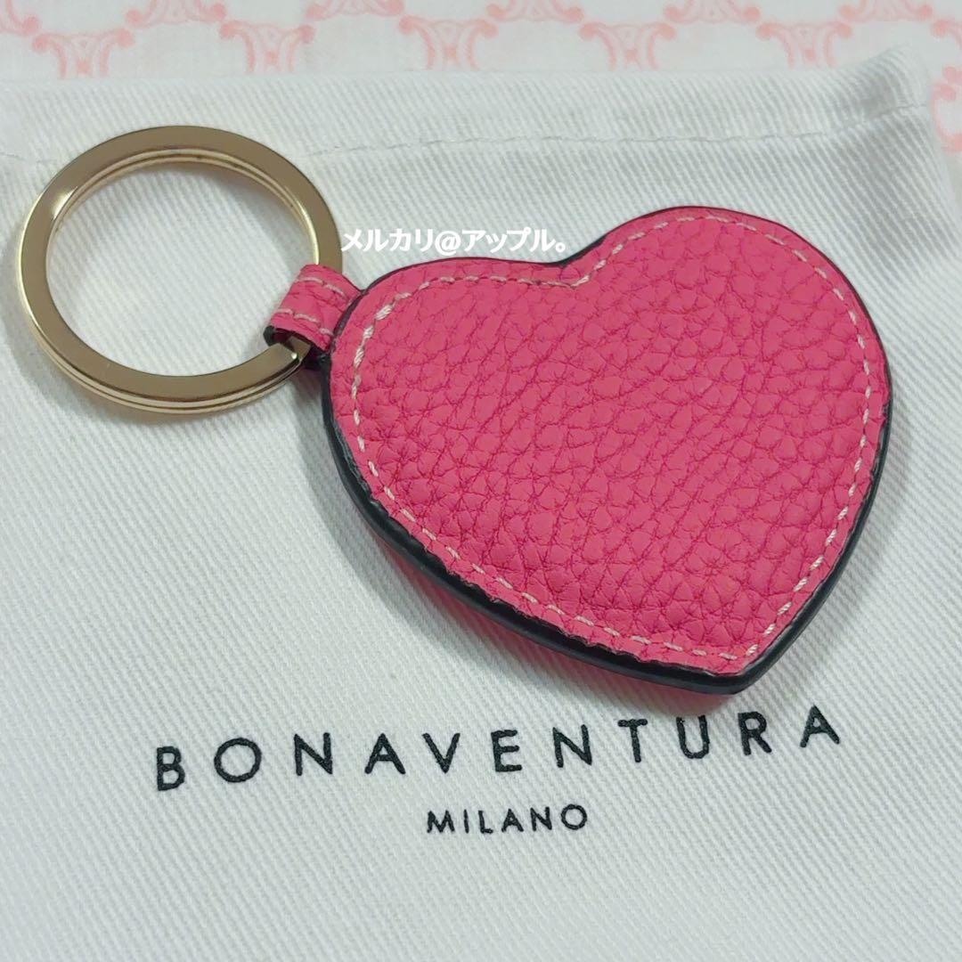 BONAVENTURA ボナベンチュラ　ハート キーホルダー シュリンク レザー