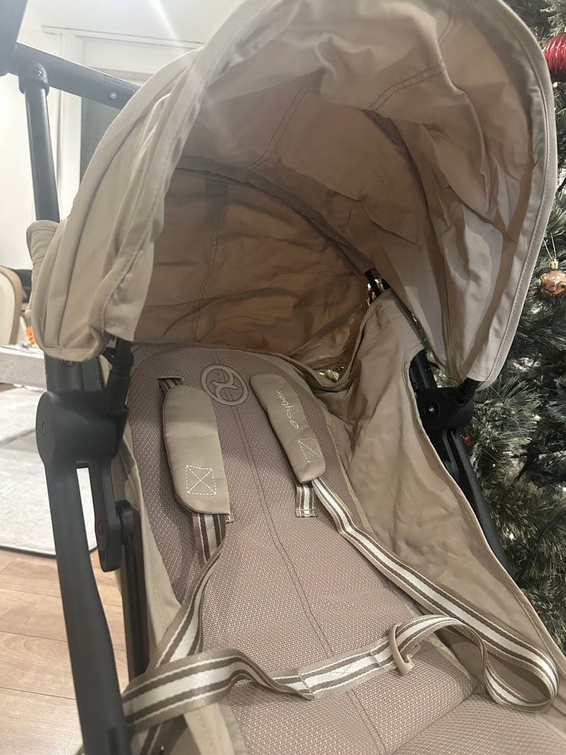 Cybex ベビーカー 折りたたみ式 アーモンドベージュ