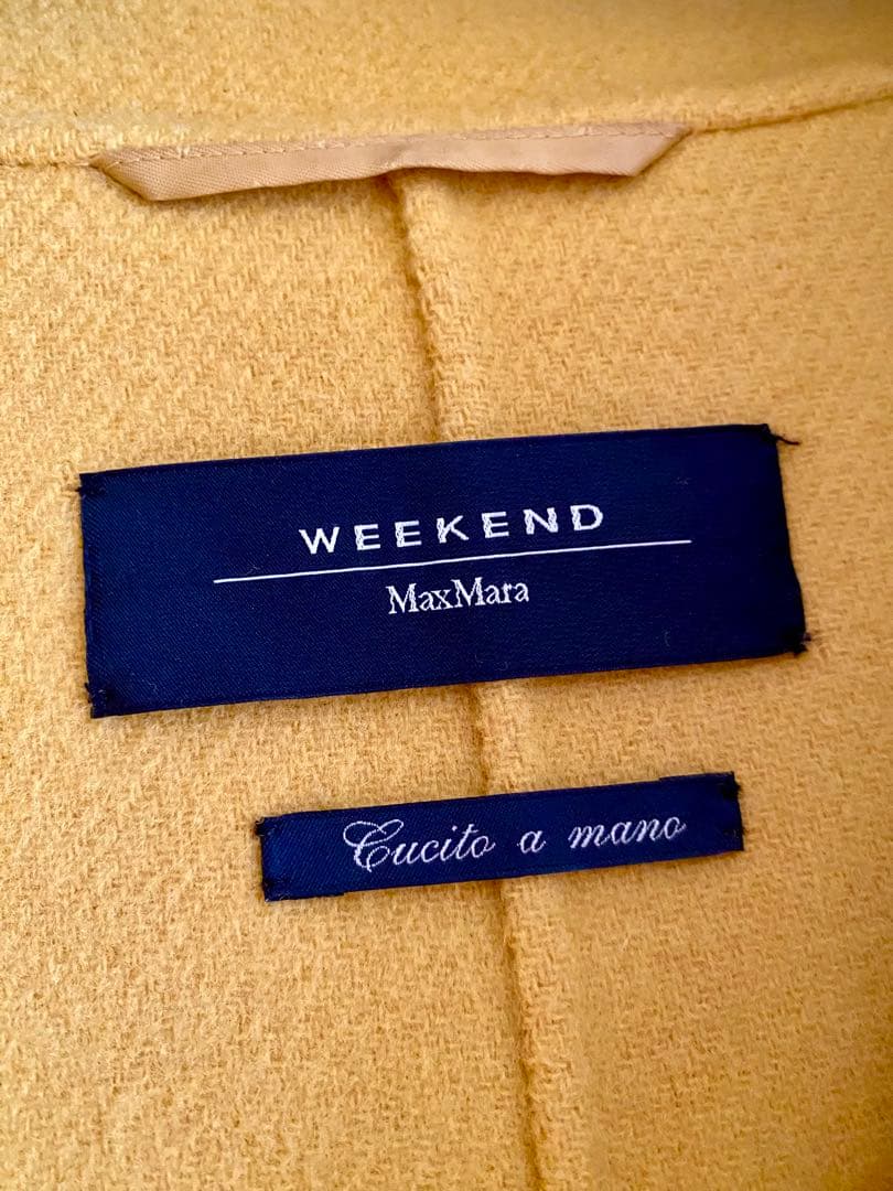 Weekend MaxMara マスタードイエロー　コート