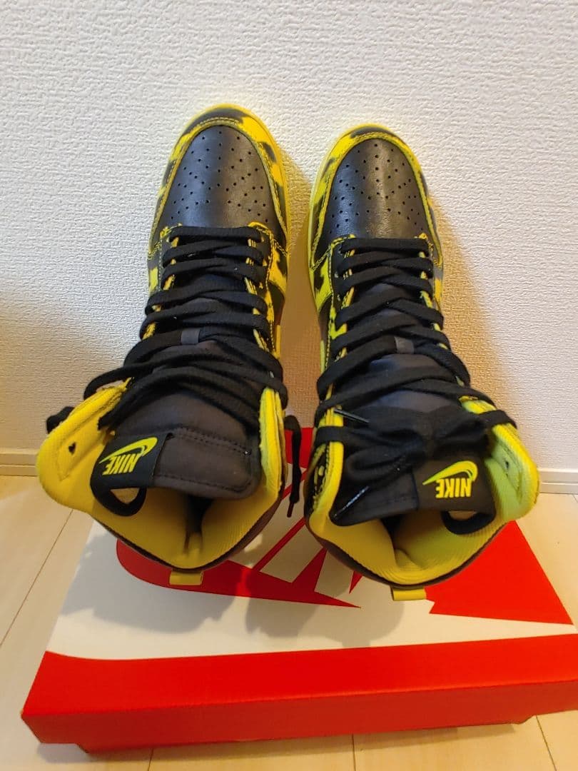 NIKE DUNK HIGH 1985 SP 黄×黒 　(未使用)　28.5