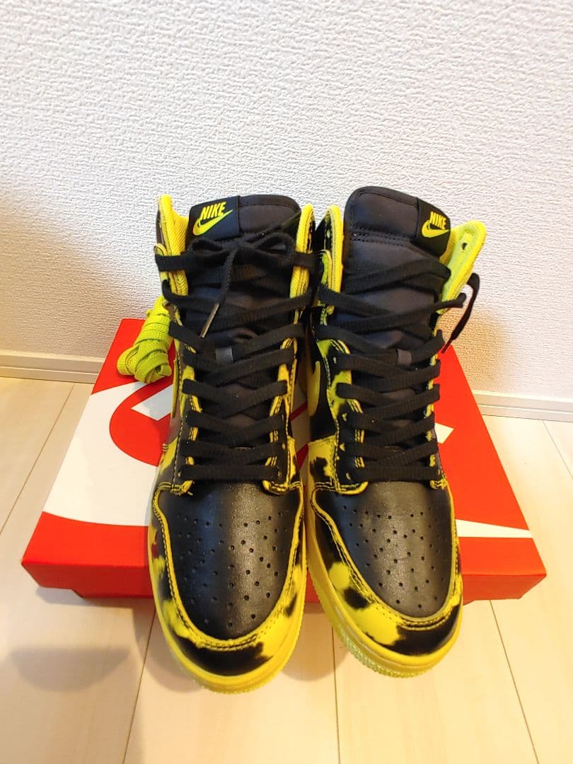 NIKE DUNK HIGH 1985 SP 黄×黒 　(未使用)　28.5