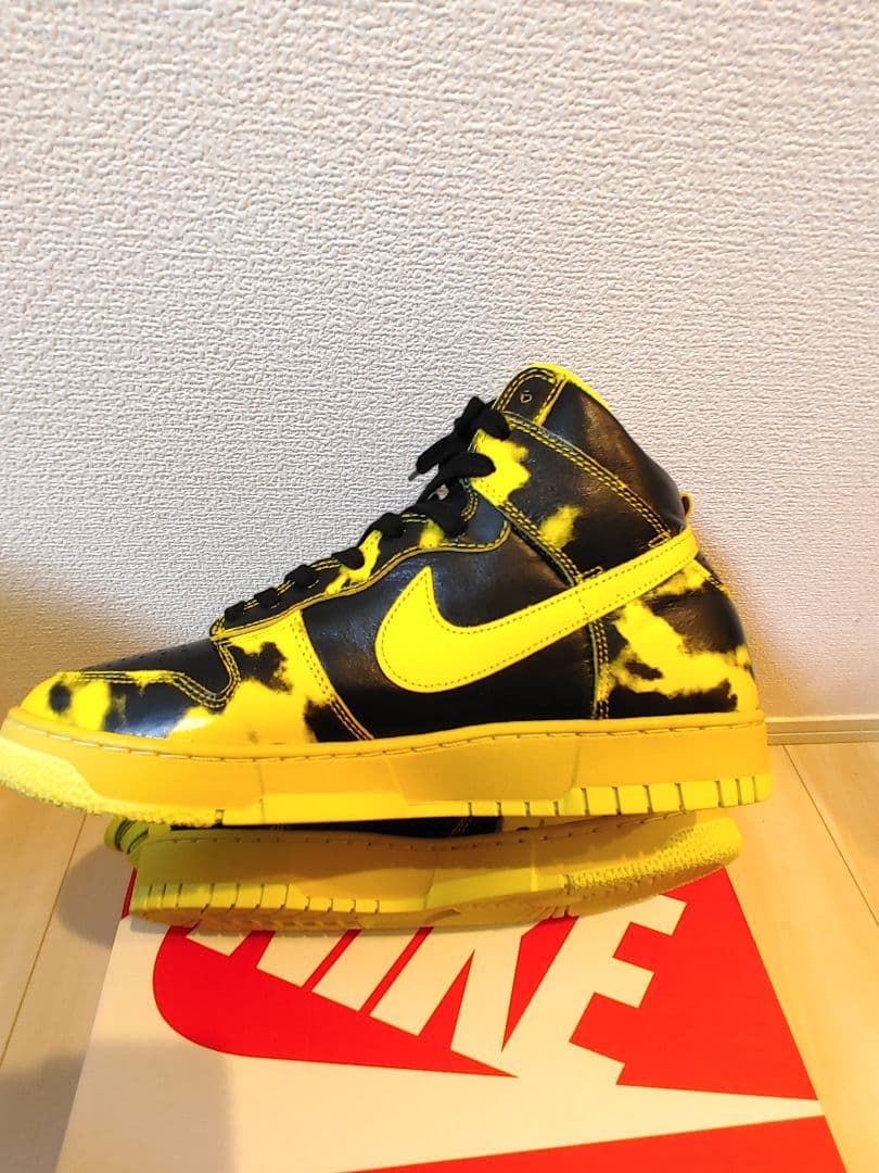 NIKE DUNK HIGH 1985 SP 黄×黒 　(未使用)　28.5