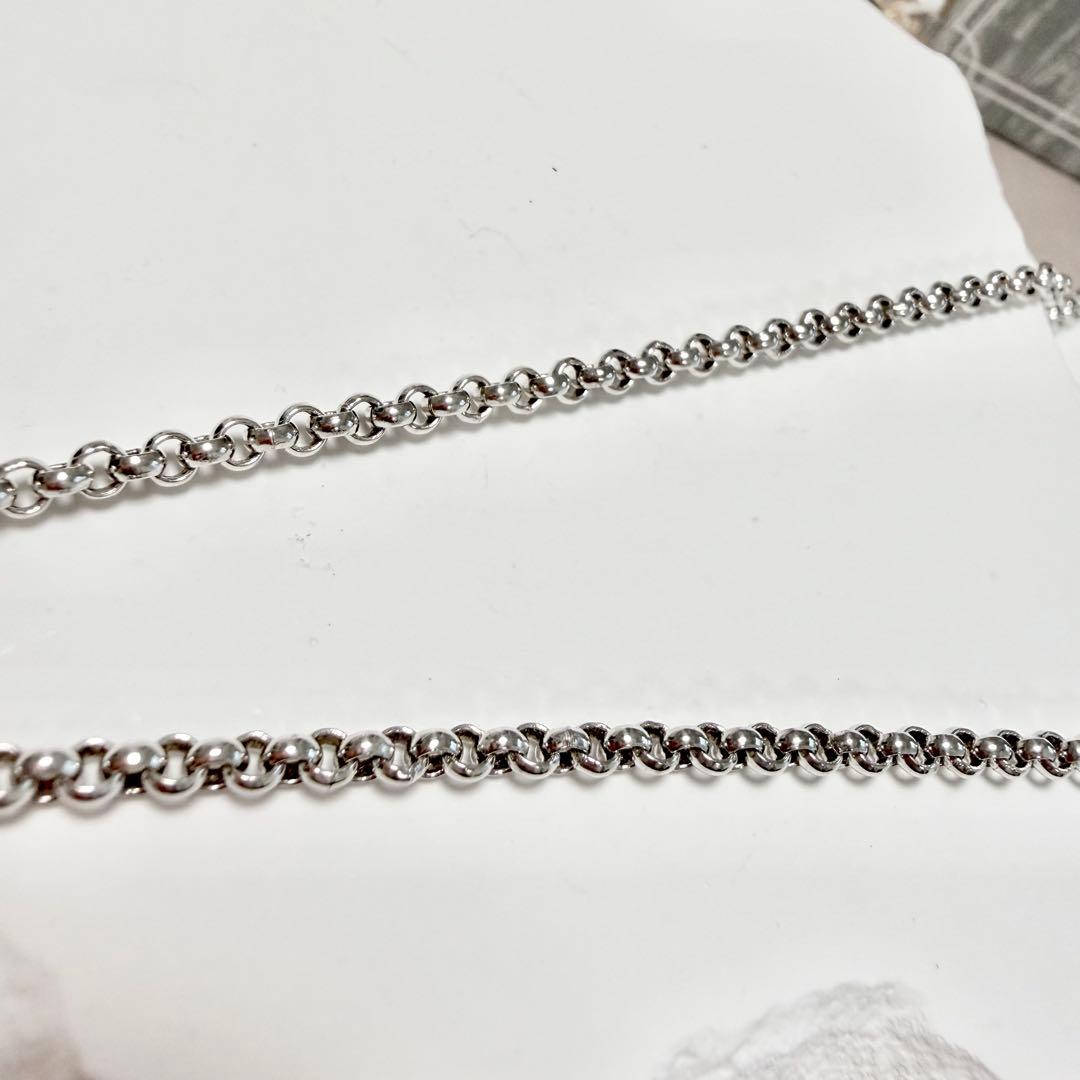 極美品 GUCCI グッチ シルバー 925 プレート Gロゴ ネックレス