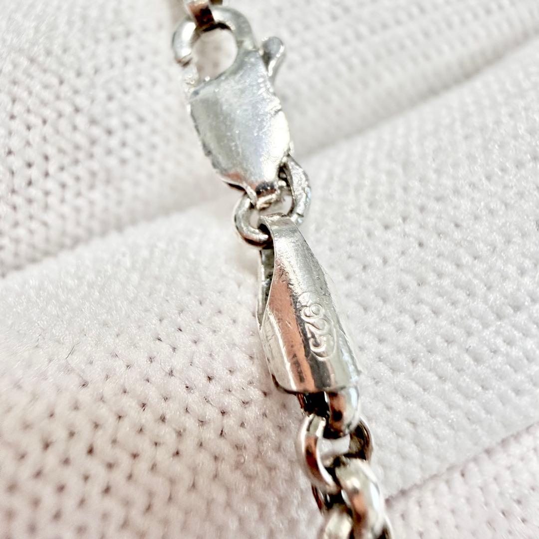 極美品 GUCCI グッチ シルバー 925 プレート Gロゴ ネックレス