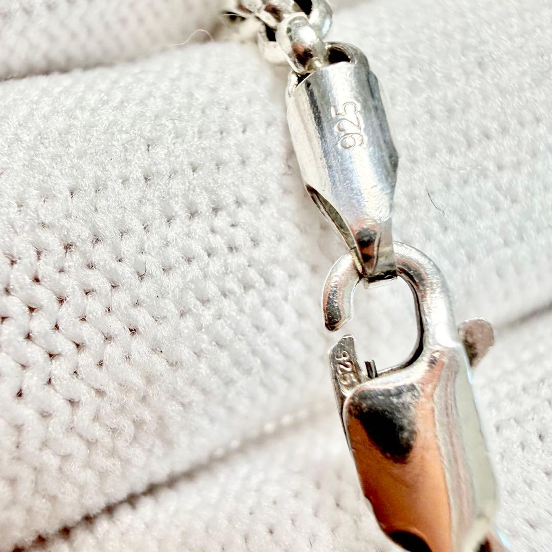 極美品 GUCCI グッチ シルバー 925 プレート Gロゴ ネックレス