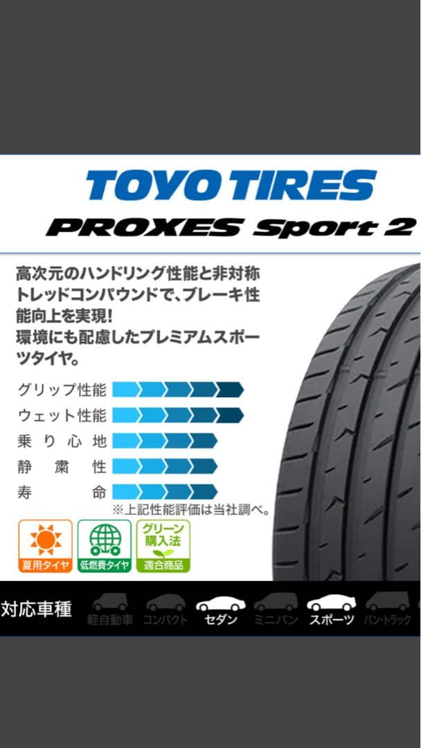 m*c様 25年製造４本-TOYO PROXES Sport 2 235/55