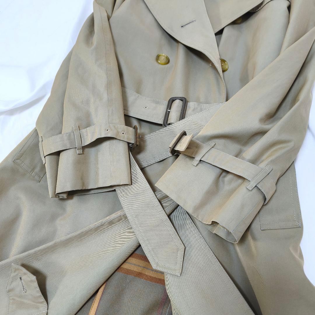 希少美品✨バーバリープローサム ライナー付 ロングトレンチコート カーキ