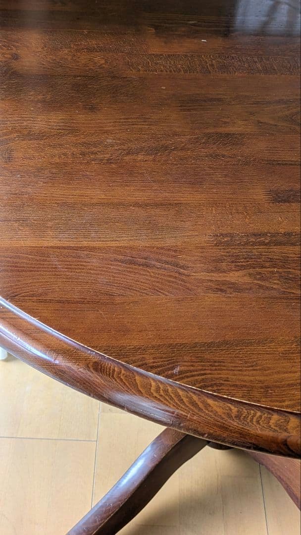 柏木工 ラウンドテーブル ヴィンテージ品 送料込・匿名配送