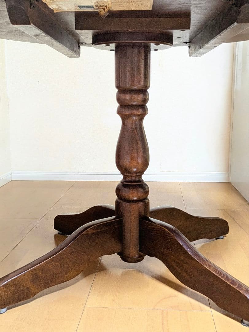 柏木工 ラウンドテーブル ヴィンテージ品 送料込・匿名配送