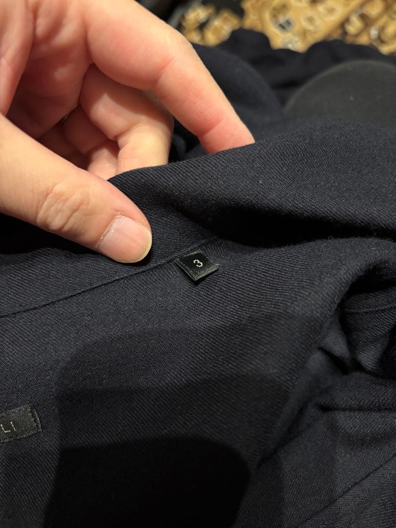 COMOLI 22AW ウールビエラスセットアップ ネイビー