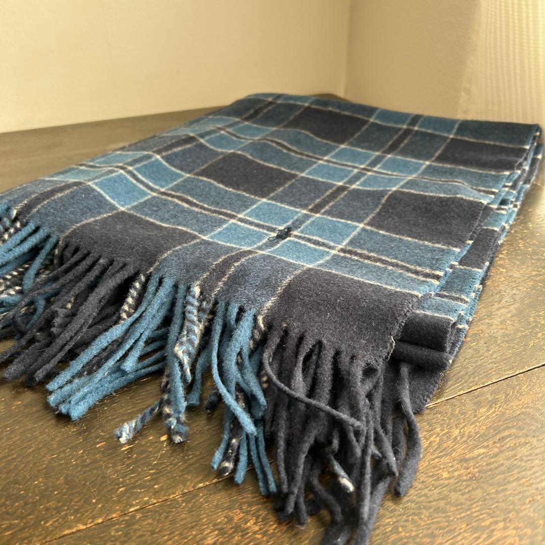 Ralph Lauren 手触り良いウール膝掛け　ショールとしても　タグ付き未使