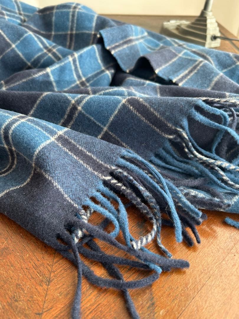 Ralph Lauren 手触り良いウール膝掛け　ショールとしても　タグ付き未使