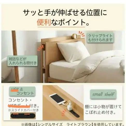 酒井クイーンサイズベッドフレーム