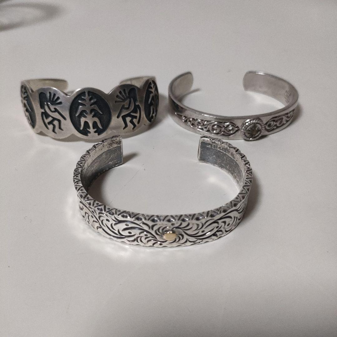 B.P.C シルバー925 K18 ハワイアンジュエリー バングル