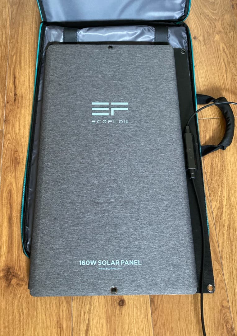 EcoFlow 折りたたみ式ソーラーパネル　160w