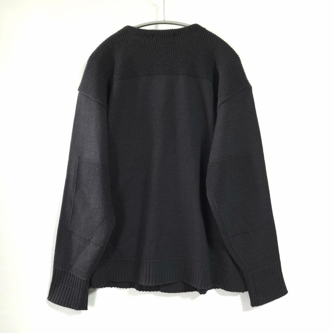 94aw ISSEY MIYAKE MEN ウールカーディガン ブラック