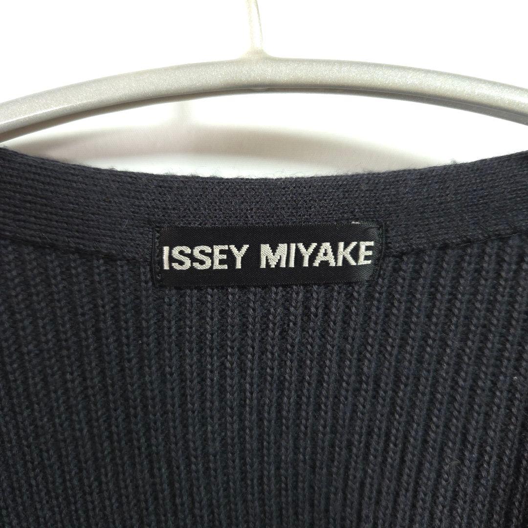 94aw ISSEY MIYAKE MEN ウールカーディガン ブラック